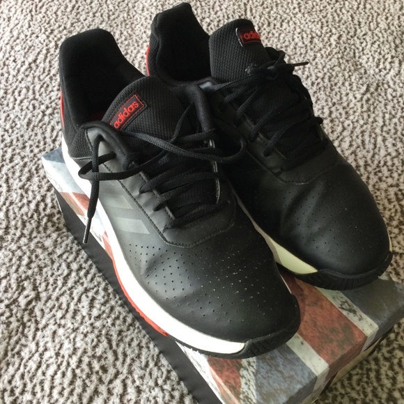 Adidas Tennis Courtsmash Black Size 12 - Picture 6 of 9